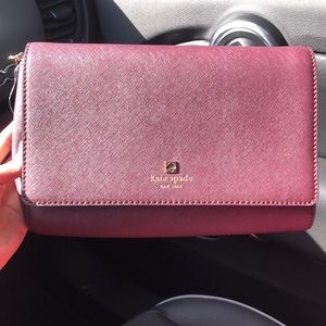 Kate Spade Alek Purse in Mulledwine